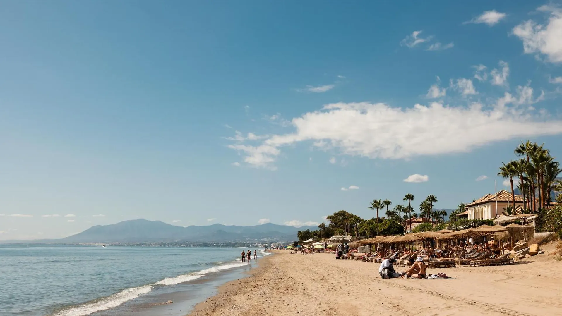 In The Second Line, Modern Beachfront Holiday Home In Costabella, Marbella