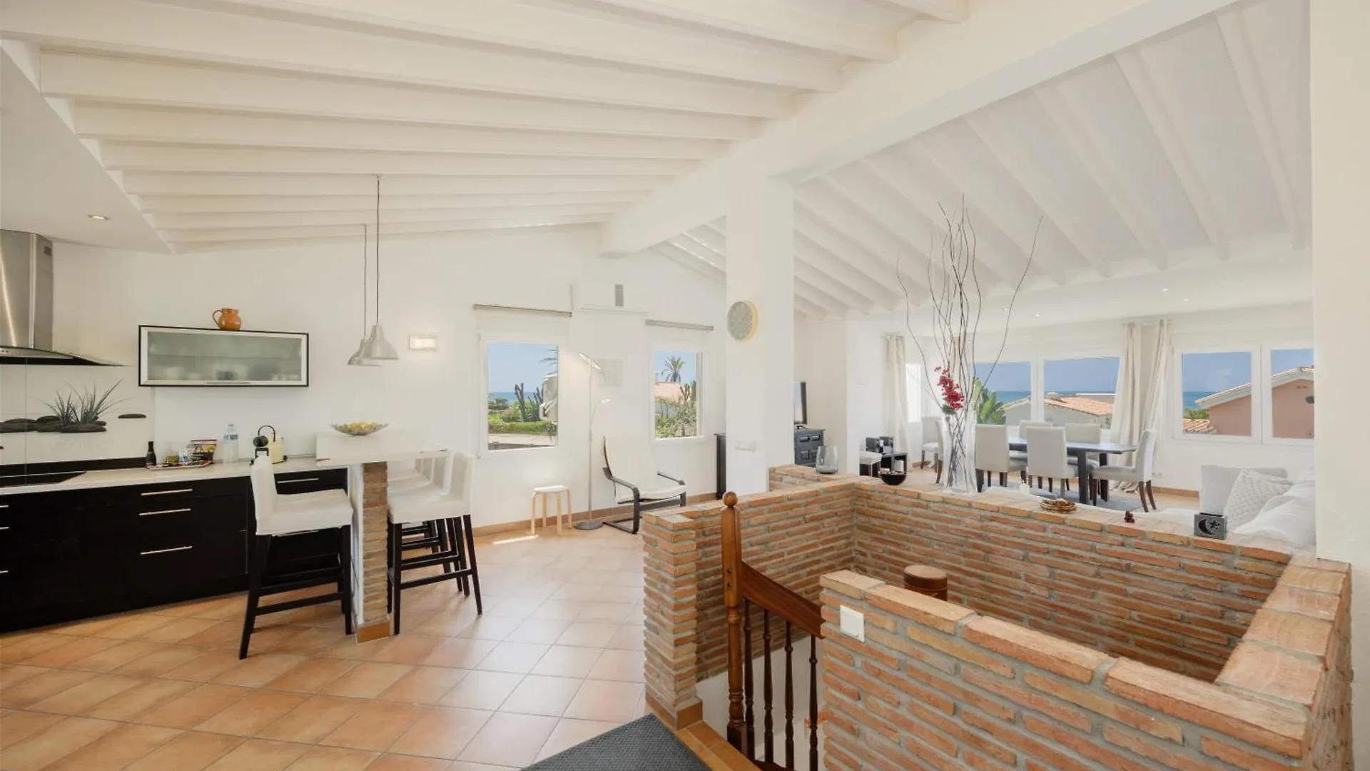 In The Second Line, Modern Beachfront Holiday Home In Costabella, Marbella Spain