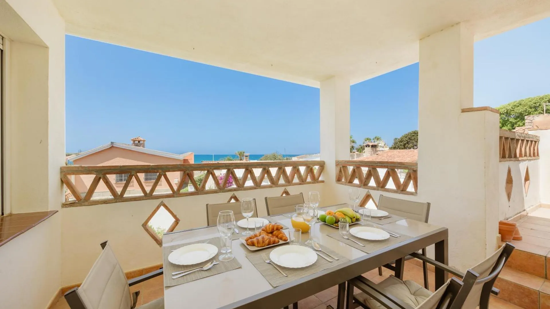 In The Second Line, Modern Beachfront Holiday Home In Costabella, Marbella Spain